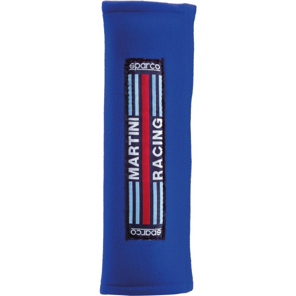 Sparco návleky na pásy 3 palce (76 mm) Martini Racing, farba: modrá