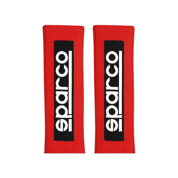 Sparco návleky na pásy šírka 76 mm, farba: červená