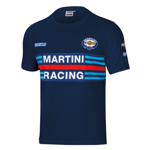 Sparco tričko Martini Racing, farba: tmavo modrá