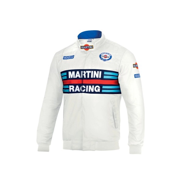 Sparco bunda bomber Martini Racing, farba: biela