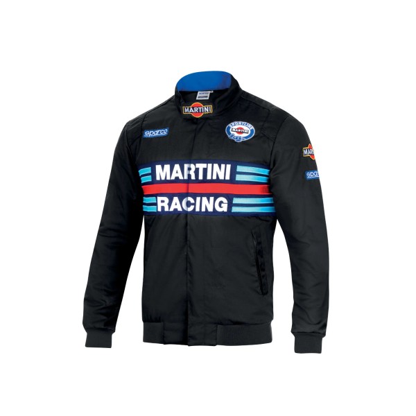 Sparco bunda bomber Martini Racing, farba: čierna