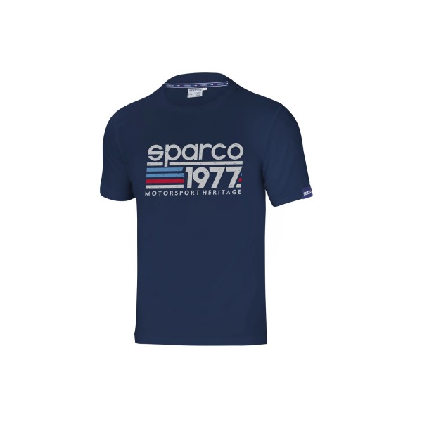 Sparco tričko 1977, farba: modrá