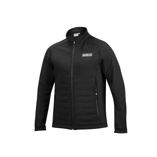 Sparco softshell bunda, farba: čierna