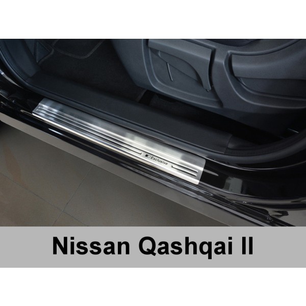 Nerez kryty prahov Nissan QASHQAI II