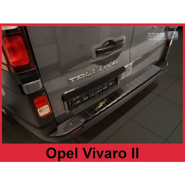 Kryt prahu zadných dverí Opel Vivaro - čierny grafit