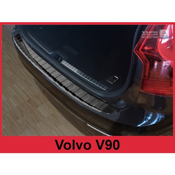 Kryt prahu zadných dverí Volvo V90 - čierny grafit lesklý