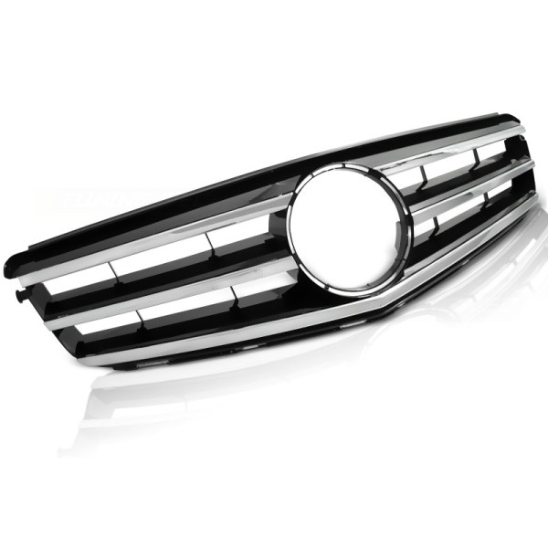 Mercedes W204 07-14 AVANTGARDE - Predná maska STYLE BLACK CHROME