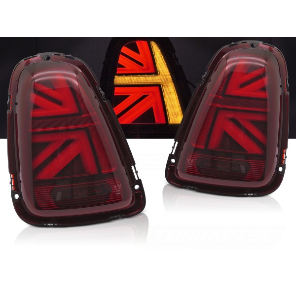 Mini Cooper R56/R57/R58/R59 2006-2014, zadné LED svetlá červené