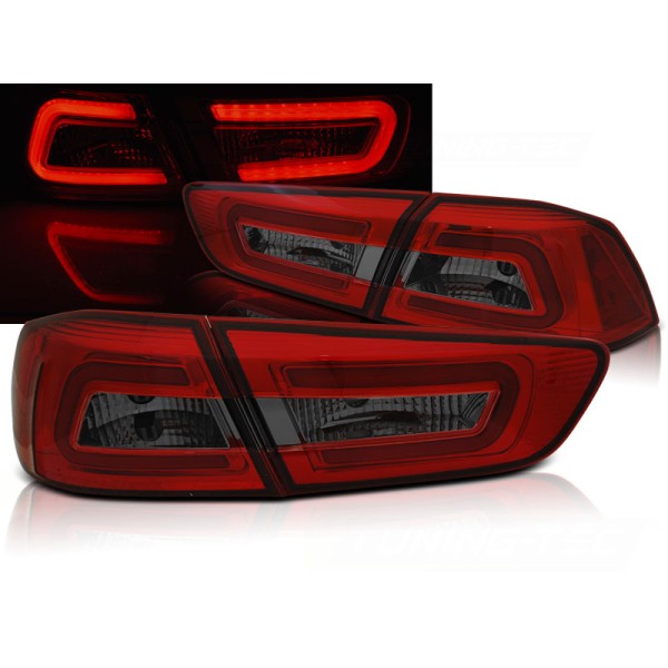 MITSUBISHI LANCER 8 SEDAN 08-11 SEDAN - zadné LED svetlá červeno dymová LED BAR