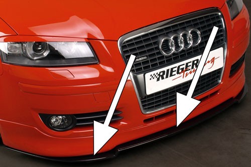 Audi A3 typ 8L - Lipo pod spoiler Rieger Carbon-Look