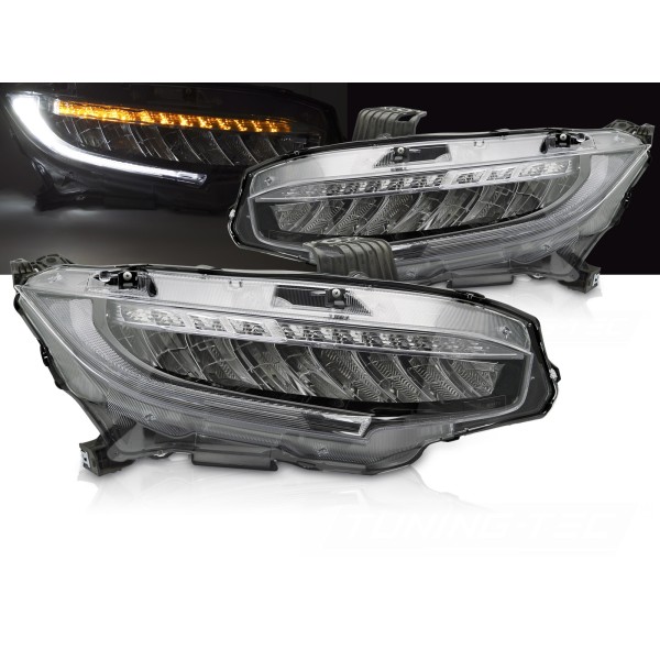 HONDA CIVIC X 16-21 - predné svetlá FULL LED