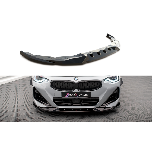 BMW rad 2 G42 M240i, spojler pod predný nárazník ver.2, Maxton Design