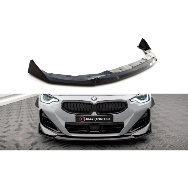 BMW rad 2 G42 M240i, spojler pod predný nárazník ver.3, Maxton Design