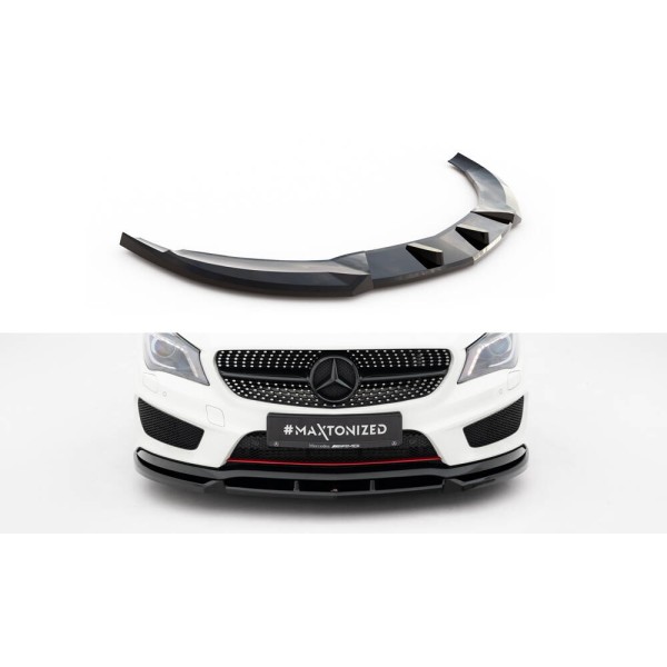 Mercedes CLA C 117/AMG-Line/Shooting Brake/Coupe, spojler pod predný nárazník, Maxton Design