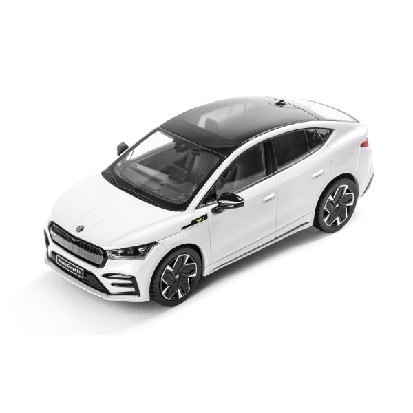 Abrex model 1:43 Škoda Enyaq Coupe RS BIELA ​​MOON