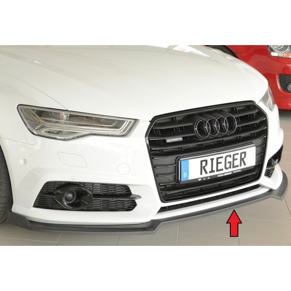 Rieger lipa pod predný nárazník pro Audi A6 S6 4G, C7 sedan, 09/14-, plast ABS bez povrchovej úpravy