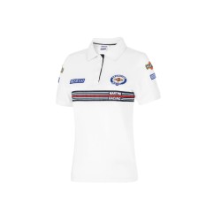 Sparco dámska polokošeľa Replica Martini Racing, farba: biela