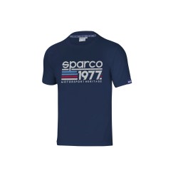 Sparco tričko 1977, farba: modrá