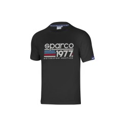 Sparco tričko 1977, farba: čierna