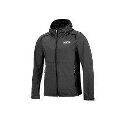 Sparco vetrovka Windbreaker, farba: šedo-čierna