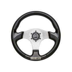 Sparco P222 sportovní polyuretanový volant 345 mm s černými úchopy