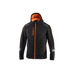 Sparco technická softshell bunda York, farba: čierno-oranžová