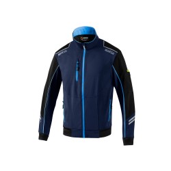 Sparco technická softshell lehká bunda, farba: modrá-tmavo modrá