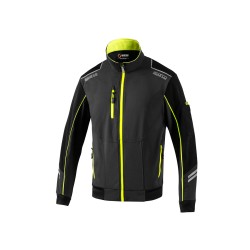 Sparco technická softshell lehká bunda, farba: šedo-žltá