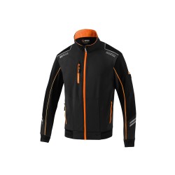 Sparco technická softshell lehká bunda, farba: čierno-oranžová