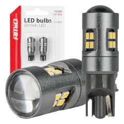 LED žiarovky s CANBUS T10 W5W 16SMD 12/24V Biele