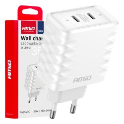 Nabíjací adaptér Quick Charger 35W 2x USB-C