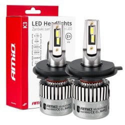 LED žiarovky hlavného svietenia K3 H4/H19 12V 6000K canbus