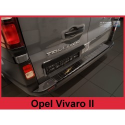 Kryt prahu zadných dverí Opel Vivaro - čierny grafit