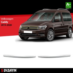 Nerez lišty masky Volkswagen Caddy III FL - 2 ks