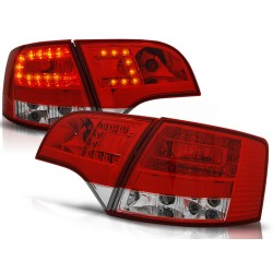 AUDI A4 B7 04-08 COMBI - zadné LED svetlá červeno biela