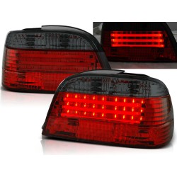 BMW E38 94-01 SEDAN - zadné LED svetlá červeno dymová