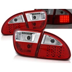 SEAT LEON 99-04 - zadné LED svetlá červeno biela