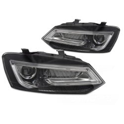 Volkswagen Polo V 6R 2009-2017 - Predné FULL LED svetlá SEQ DRL