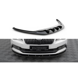 Škoda Superb 3 Spoiler pod predný nárazník V3 Maxton Design