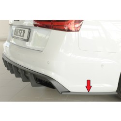 Rieger spoiler pod zadný nárazník na pravé straně pro Audi A6 4G, C7 sedan r.v. 09/14-, plast ABS bez povrchovej úpravy