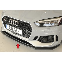 Rieger lipa pod predný nárazník pro Audi RS5 B9, F5 kupé, 03/17-02/20, plast ABS bez povrchovej úpravy